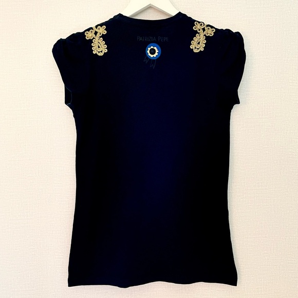 Patrizia Pepe Designer Tee, “PATTY”. Black with Playful Cartoon Image & … - Picture 6 of 9